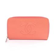 Pre-owned Fabric wallets Chanel Vintage , Pink , Dames