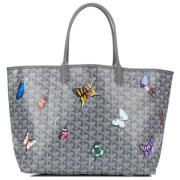 Pre-owned Leather totes Goyard Vintage , Gray , Dames