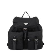 Pre-owned Leather backpacks Prada Vintage , Black , Dames