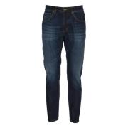 Blauwe Denim Broek Dian Dondup , Blue , Heren