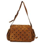 Pre-owned Suede prada-bags Prada Vintage , Brown , Dames