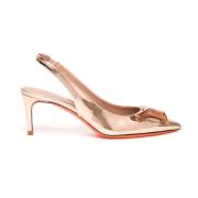 Elegant Slingback Pumps Santoni , Pink , Dames