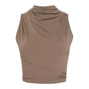 Poppy Gebreide Top Rick Owens , Brown , Dames