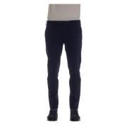 Blauwe Maatwerk Broek Rits Sluiting PT Torino , Blue , Heren