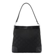 Pre-owned Leather handbags Gucci Vintage , Black , Dames