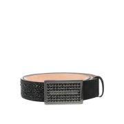 Stijlvolle riem met uniek ontwerp Philipp Plein , Black , Dames