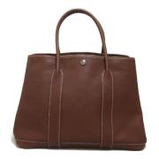 Pre-owned Leather handbags Hermès Vintage , Brown , Dames