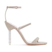 Champagne Glitter Sandalen Sophia Webster , Beige , Dames