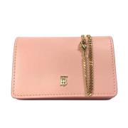 Pre-owned Leather wallets Burberry Vintage , Pink , Dames