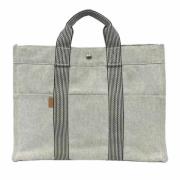 Pre-owned Cotton totes Hermès Vintage , Gray , Dames