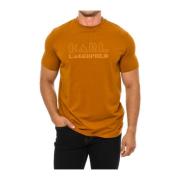 Klassiek T-shirt met korte mouwen Karl Lagerfeld , Orange , Heren