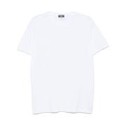 Lichtgewicht Jersey Crew Neck Pak van Twee Dsquared2 , White , Heren