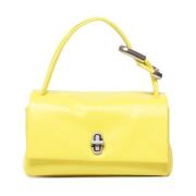 Smiley Yellow Schoudertas met Twist Sluiting Marc Jacobs , Yellow , Da...