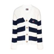 Gebreide Cardigan Jack Tommy Hilfiger , White , Dames