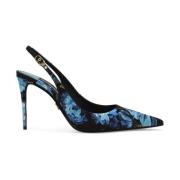 Elegant Slingback Pumps Dolce & Gabbana , Blue , Dames