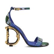 Stijlvolle Sandalen voor de Zomer Dolce & Gabbana , Blue , Dames