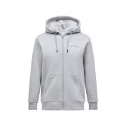 Originele Small Logo Zip Jas Peak Performance , Gray , Dames