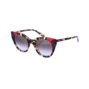 Cat Eye Acetaat Zonnebril Salvatore Ferragamo , Multicolor , Dames