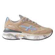 Urban Style Sneakers met leer en technische stof Premiata , Beige , Da...