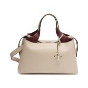 Verhoog je stijl met Medium Leren Tas Tod's , Beige , Dames