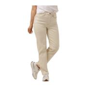 Ecru Skinny Jeans met Bronzen Studs MOS Mosh , Beige , Dames