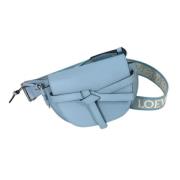 Pre-owned Leather shoulder-bags Loewe Pre-owned , Blue , Dames