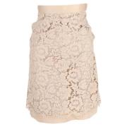 Pre-owned Cotton bottoms Valentino Vintage , Beige , Dames