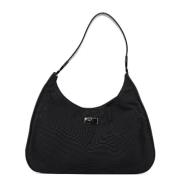 Pre-owned Leather handbags Gucci Vintage , Black , Dames