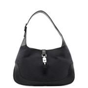 Pre-owned Wool handbags Gucci Vintage , Black , Dames