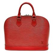 Pre-owned Leather louis-vuitton-bags Louis Vuitton Vintage , Red , Dam...