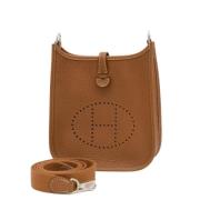 Pre-owned Leather shoulder-bags Hermès Vintage , Brown , Dames