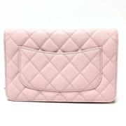 Pre-owned Leather chanel-bags Chanel Vintage , Pink , Dames