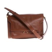 Bruine Schoudertas Trunk Soft Marni , Brown , Dames