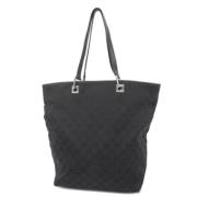 Pre-owned Canvas totes Gucci Vintage , Black , Dames