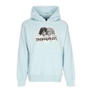 Geborduurde Logo Hoodie met Kangoeroezak Propaganda , Blue , Heren