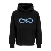 Zwarte Logo Hoodie met Kangoeroezak Propaganda , Black , Heren