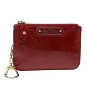 Pre-owned Leather wallets Louis Vuitton Vintage , Red , Dames