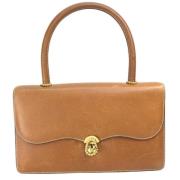 Pre-owned Leather handbags Hermès Vintage , Brown , Dames