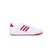 Strepen Lage Sneaker Cloud White/Rood/Grijs Adidas , White , Heren