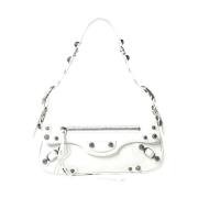 Stijlvolle Leren Tas Balenciaga , White , Dames