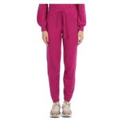 Wol Alpaca Jogger Broek Sun68 , Pink , Dames