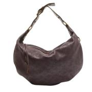 Pre-owned Leather handbags Louis Vuitton Vintage , Purple , Dames