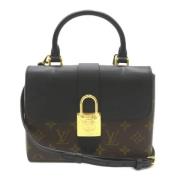 Pre-owned Leather louis-vuitton-bags Louis Vuitton Vintage , Black , D...