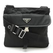 Pre-owned Leather prada-bags Prada Vintage , Black , Dames