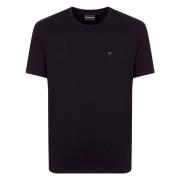 Essentiële katoenen stretch T-shirt Armani , Blue , Heren