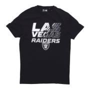 Las Vegas Raiders Logo T-shirt New Era , Black , Heren