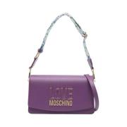 Schoudertas Love Moschino , Purple , Dames