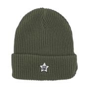 Geribbelde Visor Beanie Avocado Mannen Hoed HUF , Green , Unisex