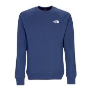 Raglan Redbox Crew Shady Blue Sweatshirt The North Face , Blue , Heren