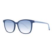 Blauwe Gradient Vierkante Dames Zonnebril Tommy Hilfiger , Blue , Dame...